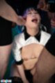 Ria kurumi kneeling cumming over her upturned face