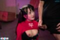 Looking up man cumming on tits