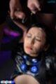 Men cumming on her face bukkake facials