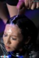 Asami kondo receiving facial cum shooting over her face