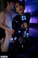 Saki kawanami fucked from behind wearing latex