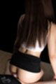 Long hair black skirt giving assjob
