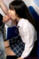 Seated in uniform sucking big cock