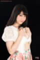 Raising top over her bra long hair.jpeg