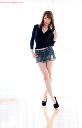 Kisaki Aya on her knees giving handjb and breast sex