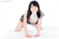 Tojo aki on all fours top raised over her bra