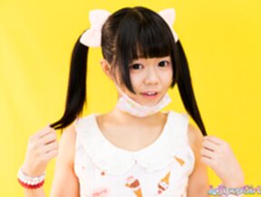 Cutie Shinjo Nozomi in pigtails strips pretty dress and sucks cock