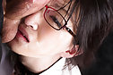 Office lady Mikami Ayaka face fucked in glasses taking facial