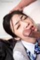 Enami ryu with cock pressed to her face