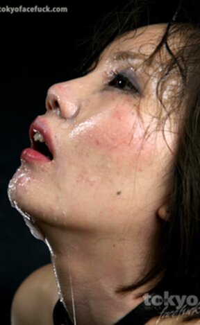 Small tits Motoki Aya naked wearing bondage chain face fucked cum in mouth